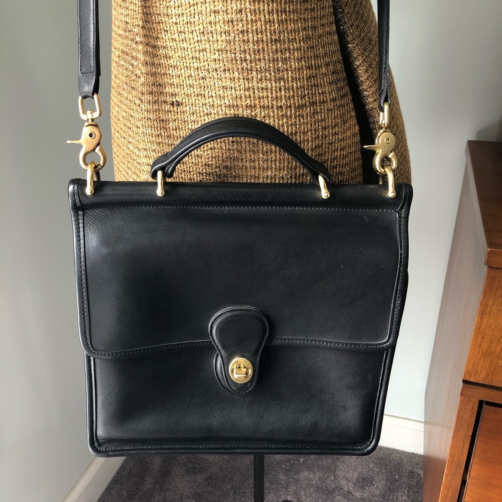 Coach Willis Station Turnlock Bag